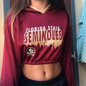Cropped FSU hoodie